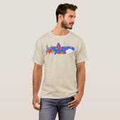 T-shirt "Bonjour Baleine" (Devant entier)