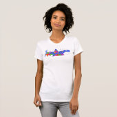 T-shirt "Bonjour Baleine" (Devant entier)