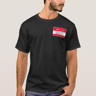 T-shirt Bonjour ... Balise de nom Baby Mama