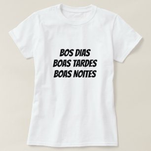 T-shirt Bonjour Bonjour Bonjour Bonjour Bonjour Bonne nuit