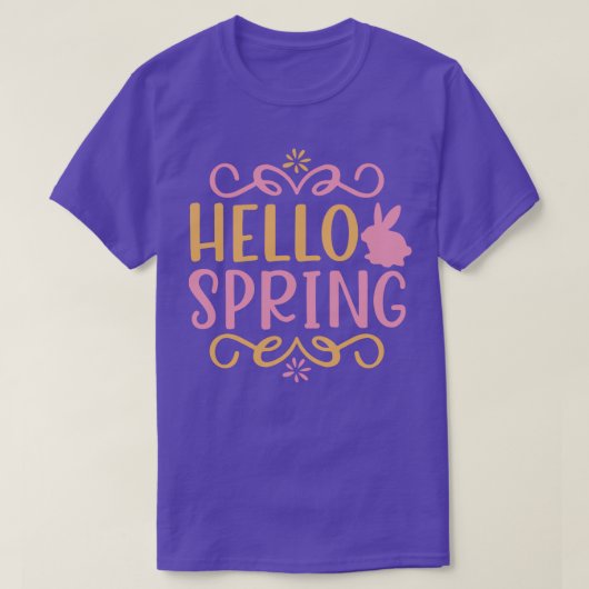 T-shirt Bonjour Bunny Spring (Design devant)