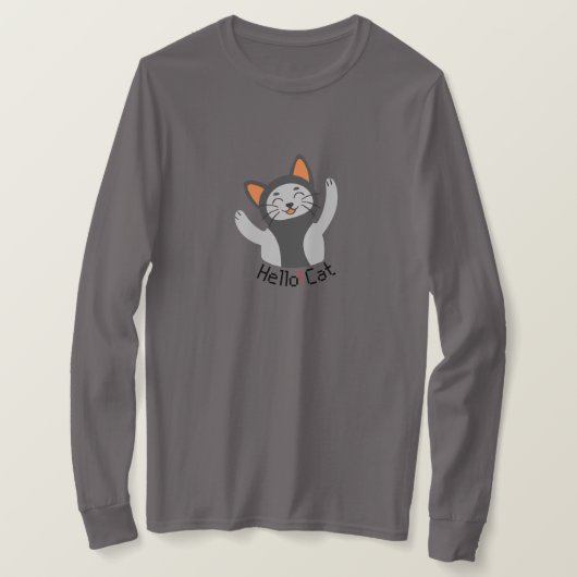 T-shirt Bonjour Cat (Design devant)