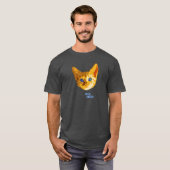 T-shirt Bonjour, chemise de chat de bonbon (Devant entier)