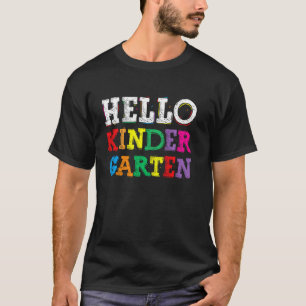 T-shirt Bonjour Chemise maternelle Retour À L'École Premie