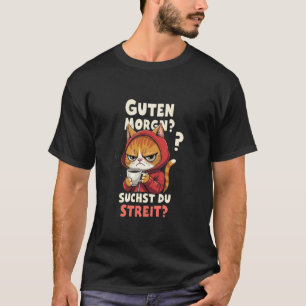 T-shirt Bonjour Cherchez-vous une bagarre Chat drôle