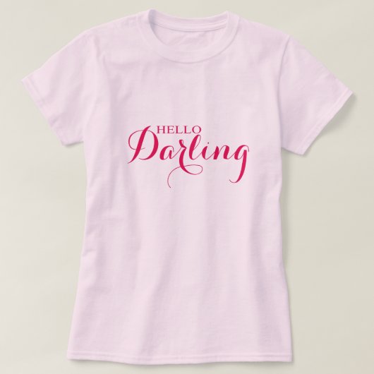 T-shirt Bonjour, chérie (Design devant)