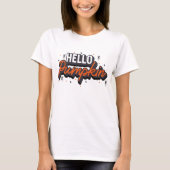 T-shirt Bonjour citrouille (Devant)