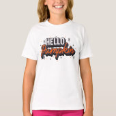 T-shirt Bonjour Citrouille (Devant)