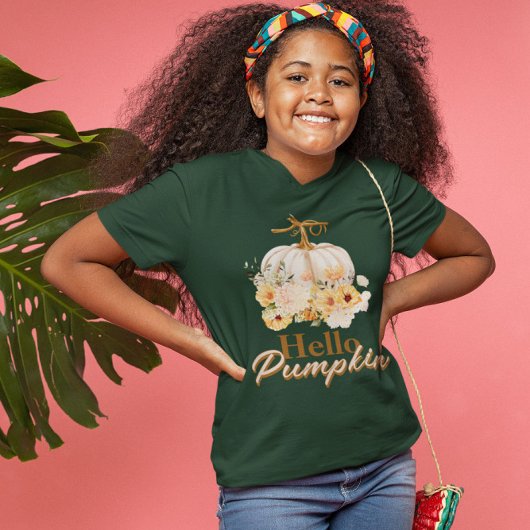 T-shirt Bonjour Citrouille