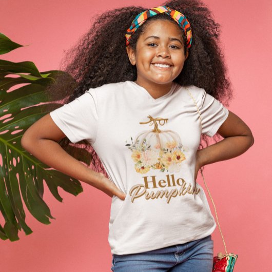 T-shirt Bonjour Citrouille