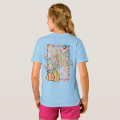 T-shirt Bonjour Citrouille Saison Automne (Dos entier)