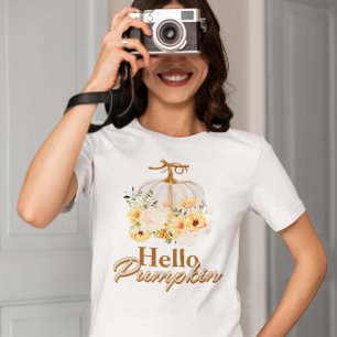T-shirt Bonjour Citrouilles, Automne Vibes d'automne
