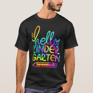 T-shirt Bonjour Crayon Maternelle Retour À L'École Enseign