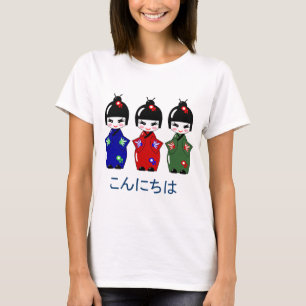 T-shirt Bonjour de Japonais/au revoir