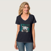 T-shirt Bonjour de petit ours (Devant entier)