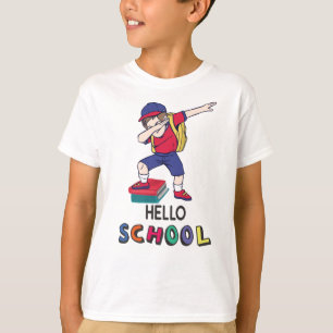 T-shirt Bonjour école