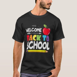 T-shirt Bonjour Enseignant 3E Année Retour À L'École Trois