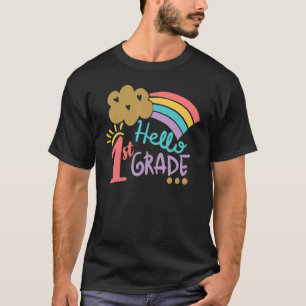 T-shirt Bonjour Enseignant de rentrée des classes en premi