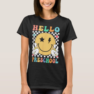 T-shirt Bonjour Enseignant Maternelle Équipe Enfants Pré-m