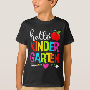 T-shirt Bonjour Équipe Enseignante de Maternelle Kinder Re