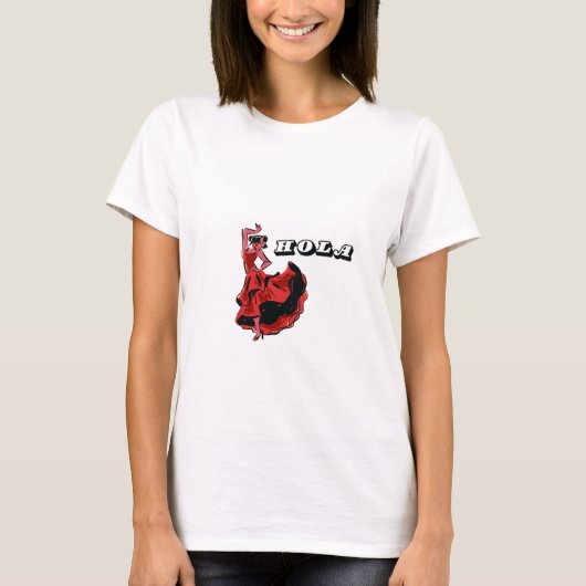 T-shirt bonjour espagne (Devant)