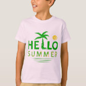 T-shirt Bonjour été (Devant)