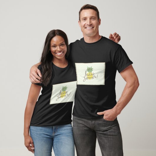 T-shirt Bonjour été (Unisexe)
