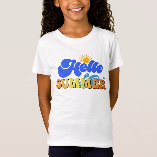 T-Shirt Bonjour été (Devant)