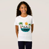 T-Shirt Bonjour été (Devant entier)