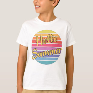 T-shirt Bonjour été