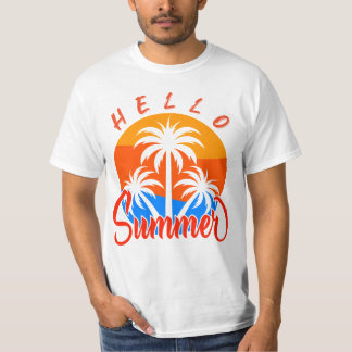 T-shirt Bonjour été