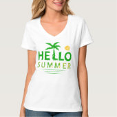 T-shirt Bonjour été (Devant)