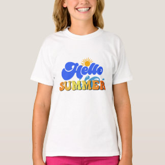 T-shirt Bonjour été