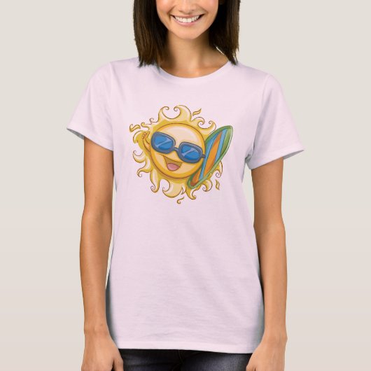 T-shirt Bonjour été (Devant)