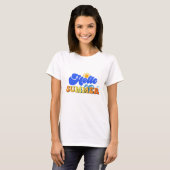 T-shirt Bonjour été (Devant entier)