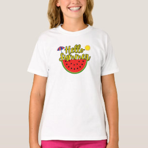 T-shirt Bonjour été