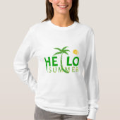 T-shirt Bonjour été (Devant)