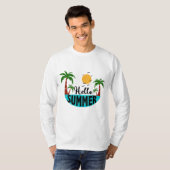T-shirt Bonjour été (Devant entier)