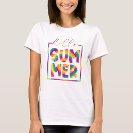 T-shirt Bonjour été