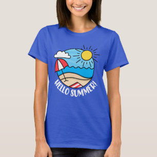 T-shirt Bonjour été 2