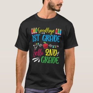 T-shirt Bonjour Étudiante De 2E Année Retour À L'École Arg