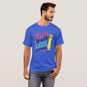 T-shirt Bonjour Étudiants De 4E Année (Devant entier)
