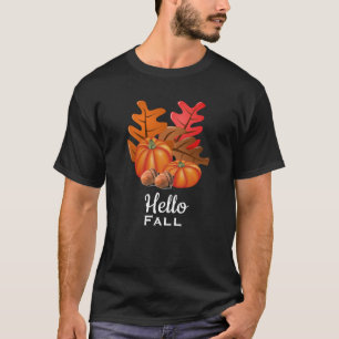 T-shirt Bonjour feuilles d'automne