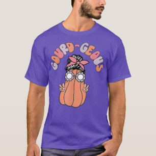 T-shirt Bonjour Gourd Geous Little Citrouille Halloween Éf