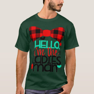 T-shirt Bonjour Im Les Femmes Homme Bow Cravate Garçons Va