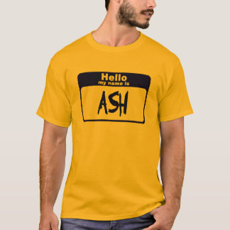 T-shirt Bonjour, je m'appelle Ash