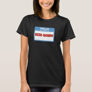 T-shirt Bonjour Je M'appelle Reine de Taille - Cadeaux Thè