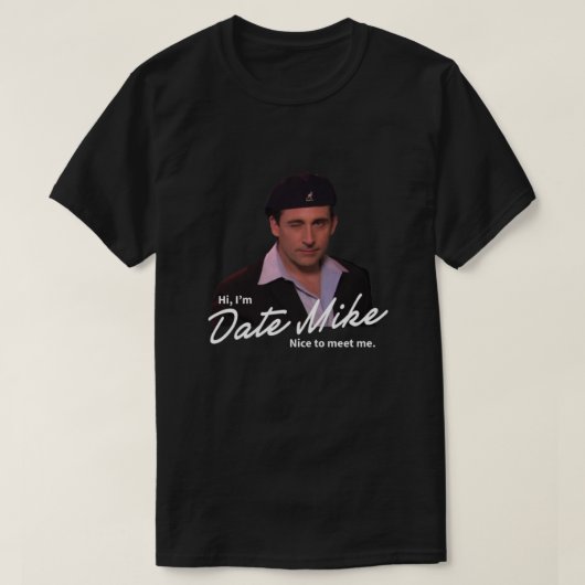 T-shirt Bonjour, Je suis Date Mike Essential (Design devant)