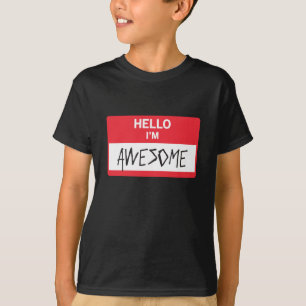 T-shirt Bonjour, je suis génial