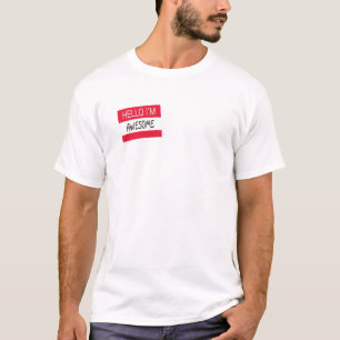T-shirt Bonjour, je suis génial